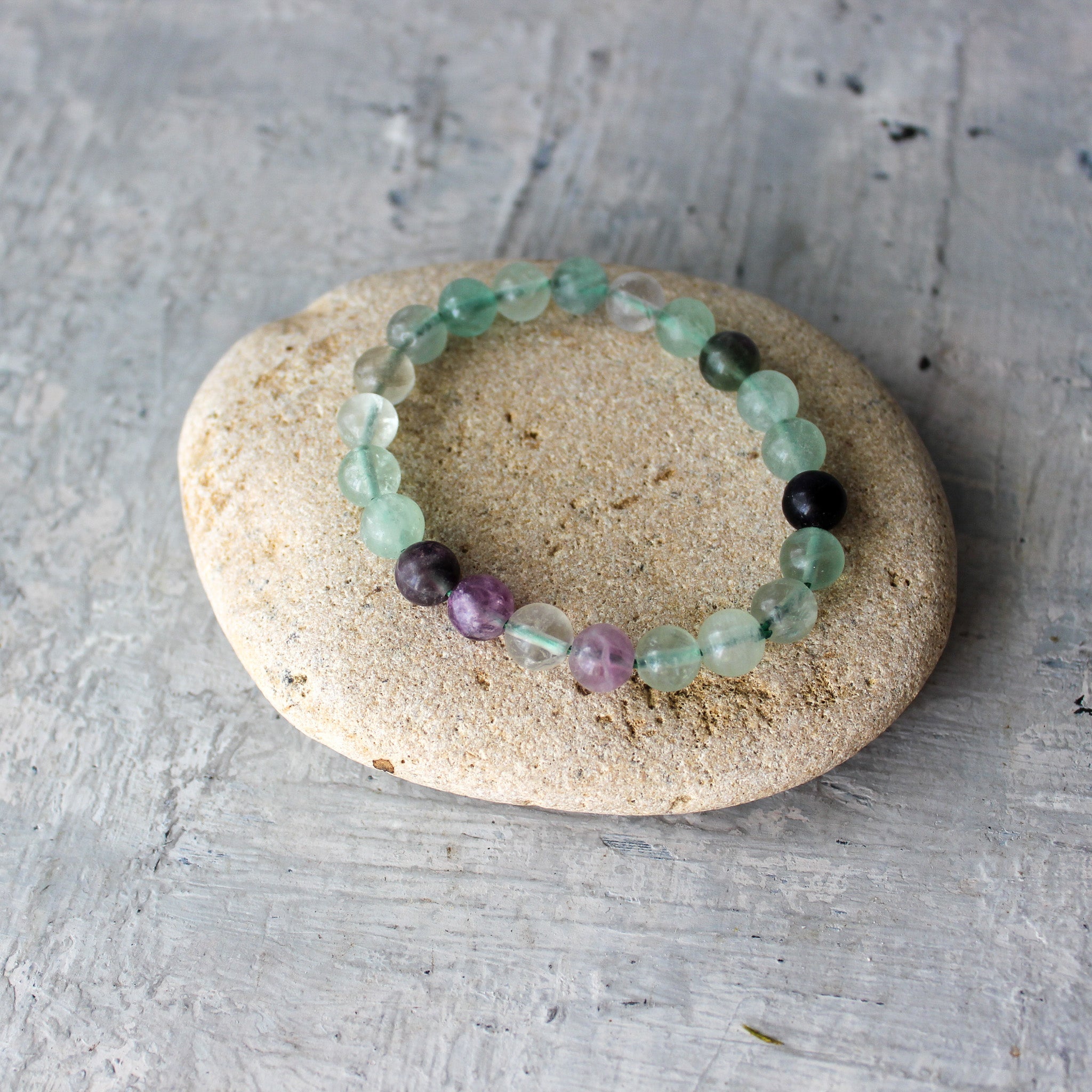 Bead Bracelet Fluorite - Tribe Castlemaine