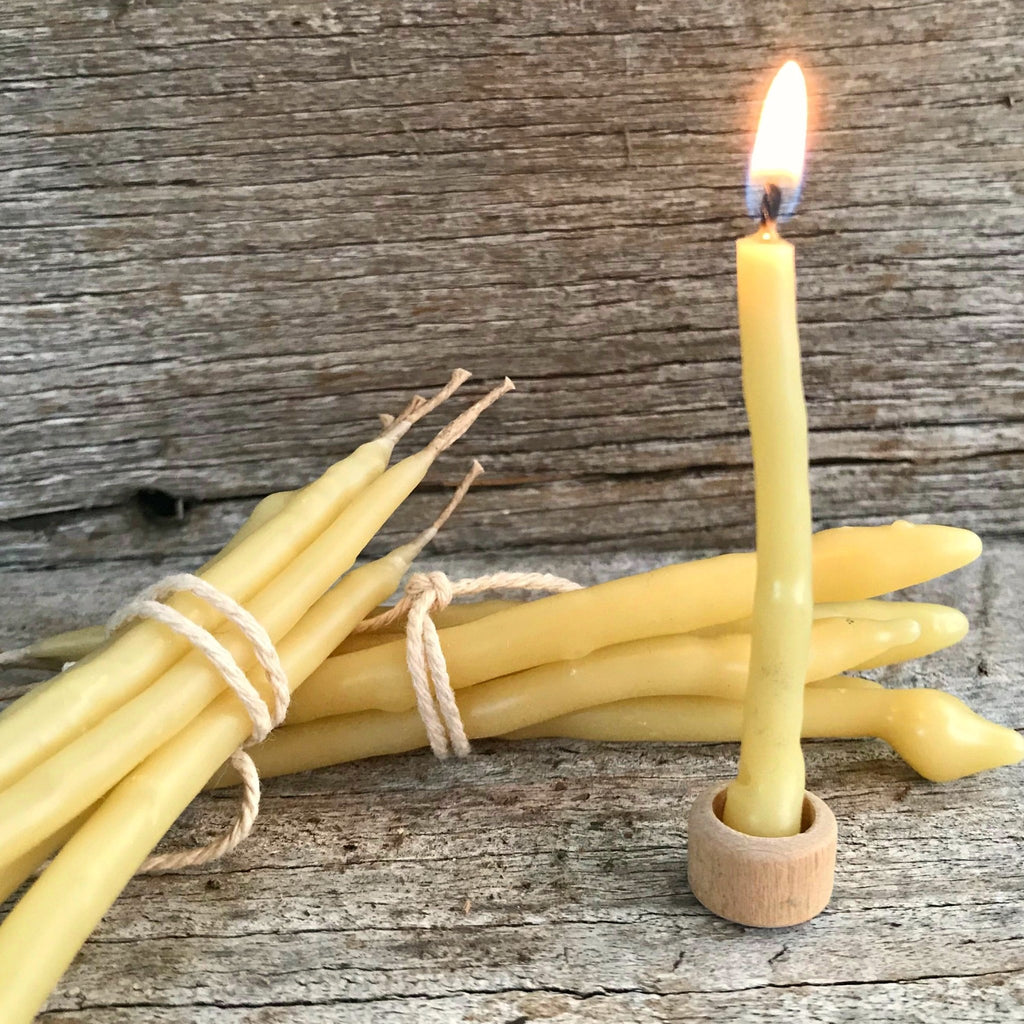 Beeswax Birthday Candles - Tribe Castlemaine