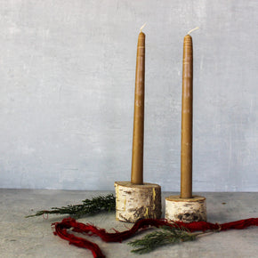 Beeswax Dinner Taper Candles - Tribe Castlemaine