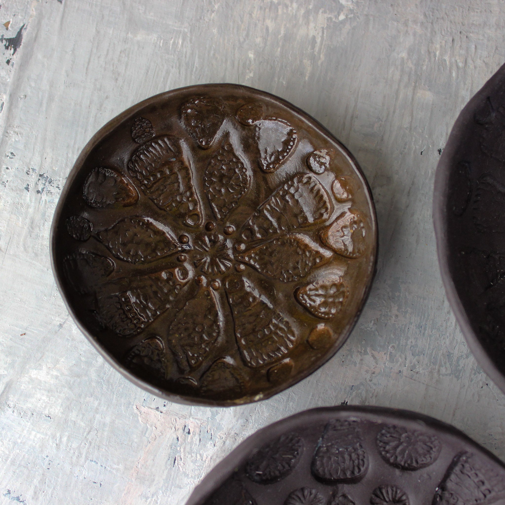 Black Ceramic Lace Dishes - Tribe Castlemaine