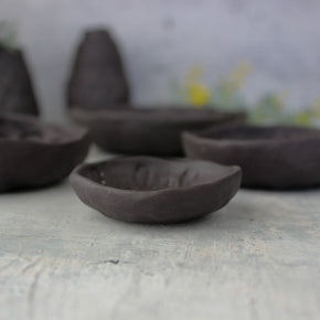 Black Ceramic Lace Dishes - Tribe Castlemaine