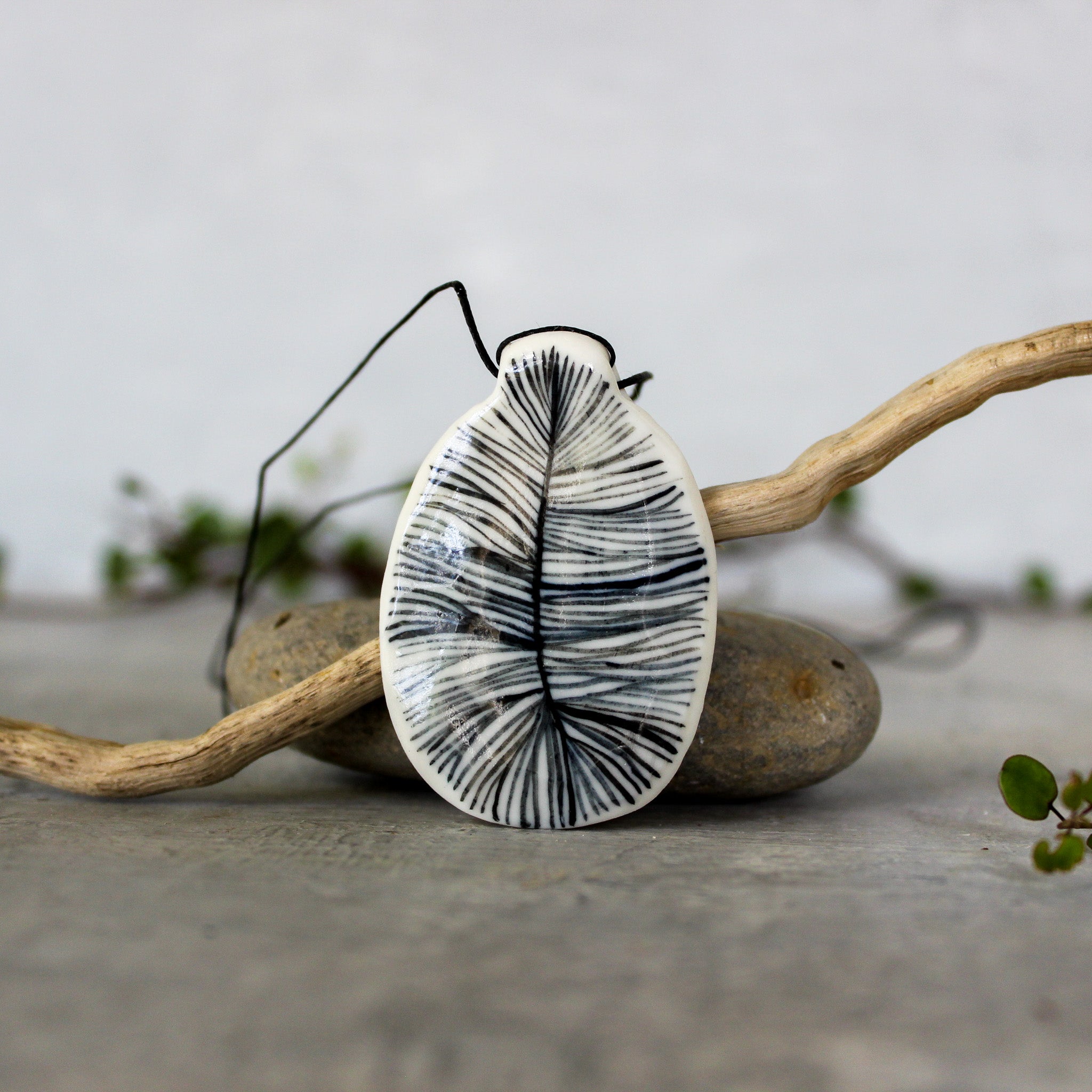 Black Feather Necklace - Tribe Castlemaine