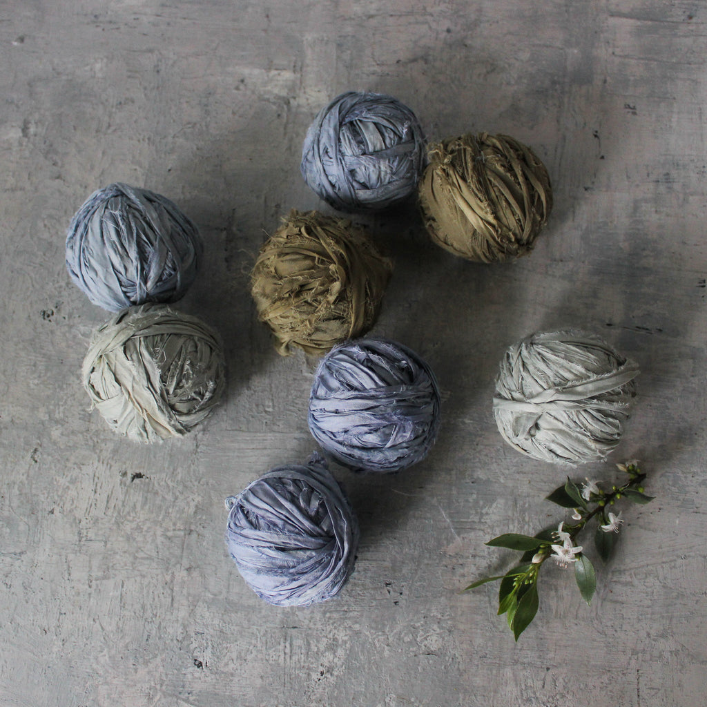 Botanical Dye Silk Ribbon - Tribe Castlemaine