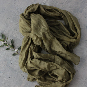 Botanical Dye Silk Scarves : Storm Collection - Tribe Castlemaine