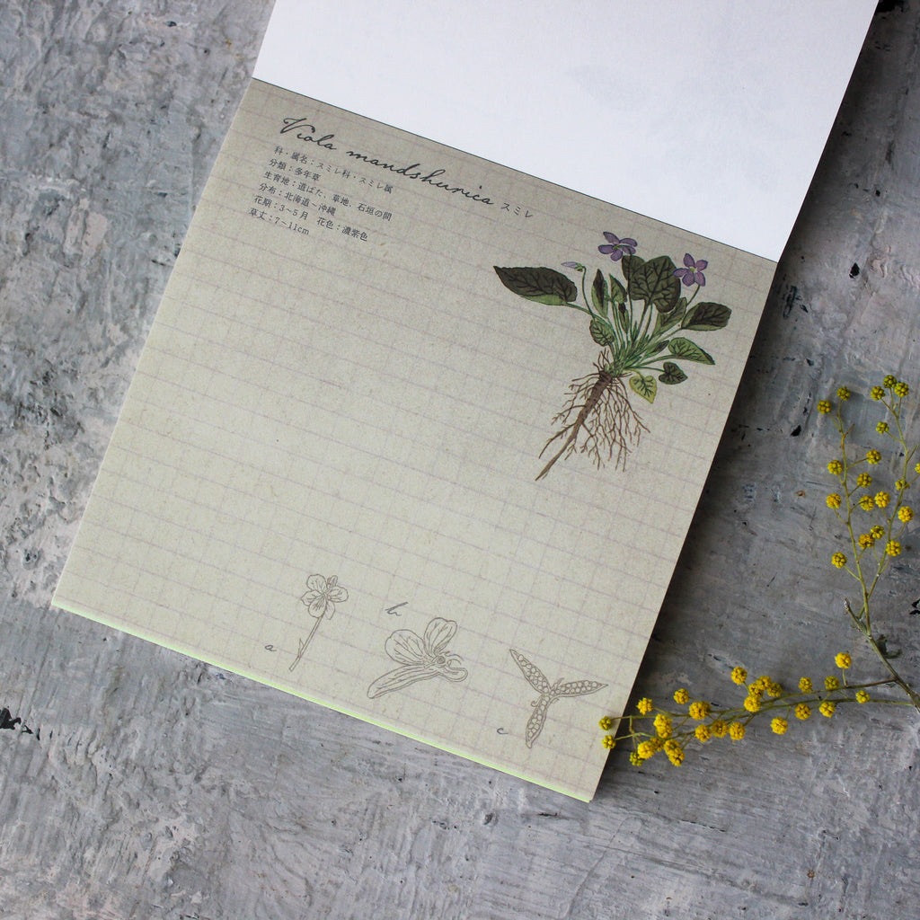 Botany Memo Pad - Tribe Castlemaine