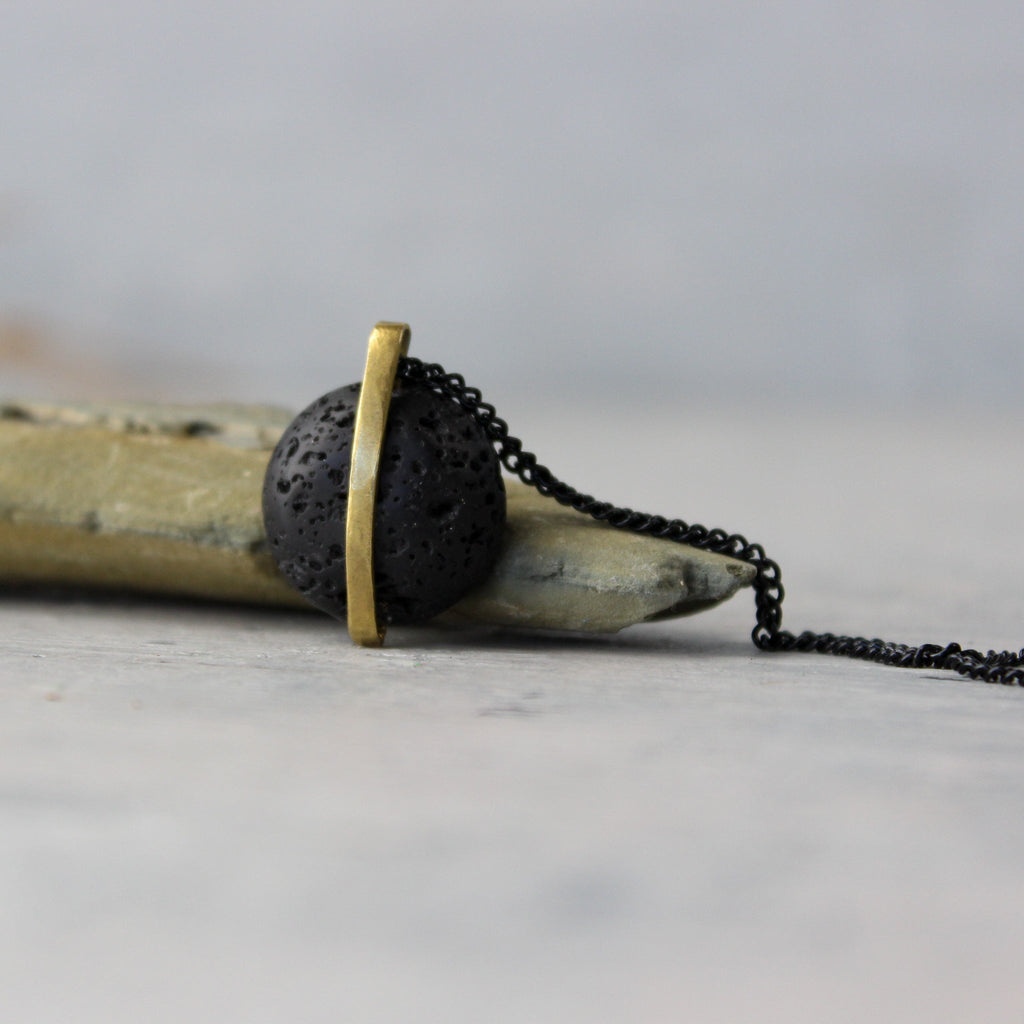 Brass Lavastone Necklaces - Tribe Castlemaine