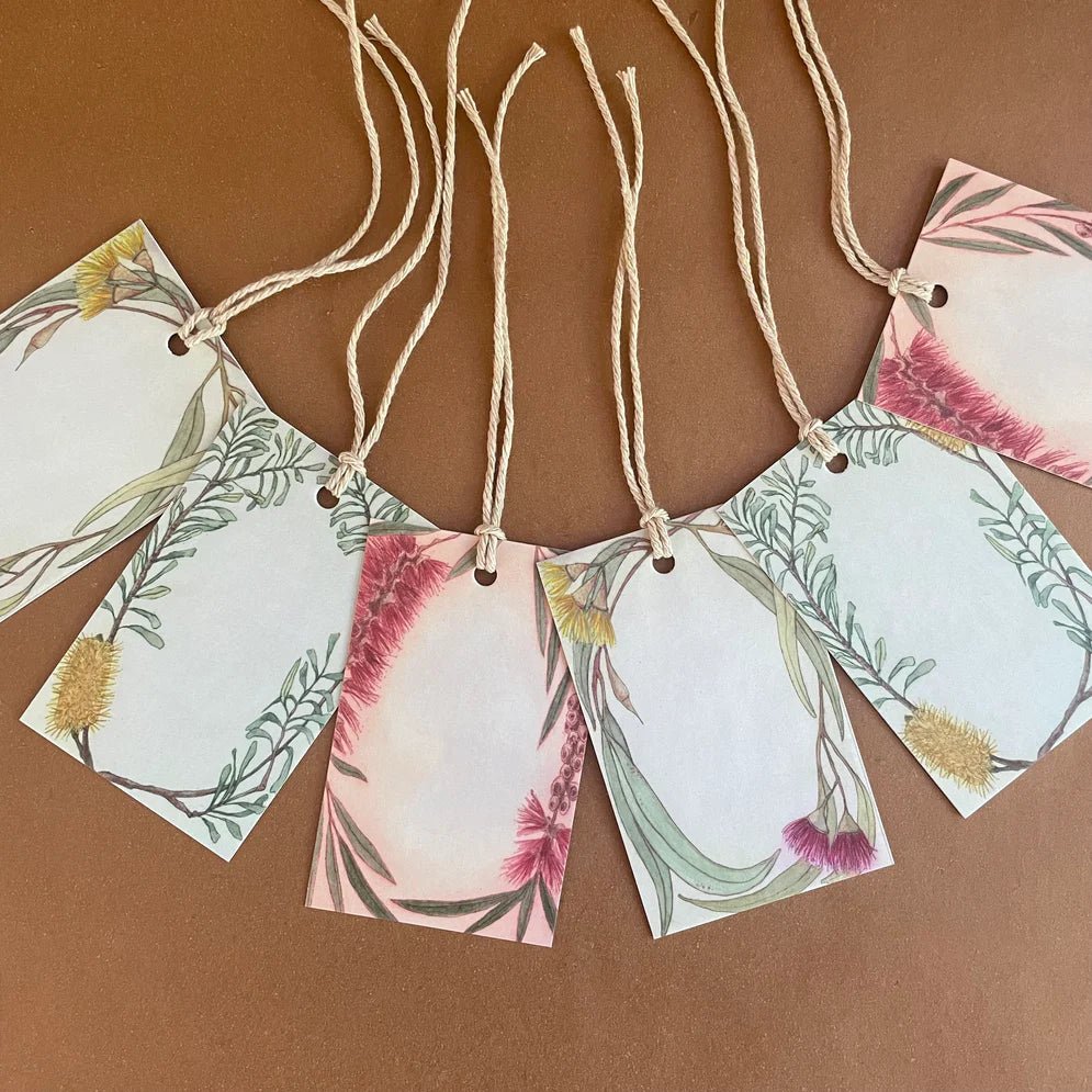 Bridget Farmer Botanical Gift Tags - Tribe Castlemaine