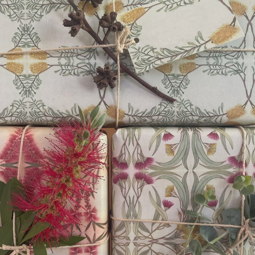 Bridget Farmer Botanical Wrapping Paper - Tribe Castlemaine