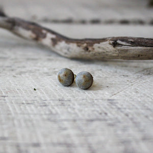 Ceramic Acorn Studs - Tribe Castlemaine