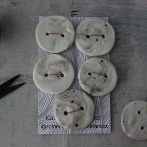 Ceramic Buttons : Marbled - Tribe Castlemaine