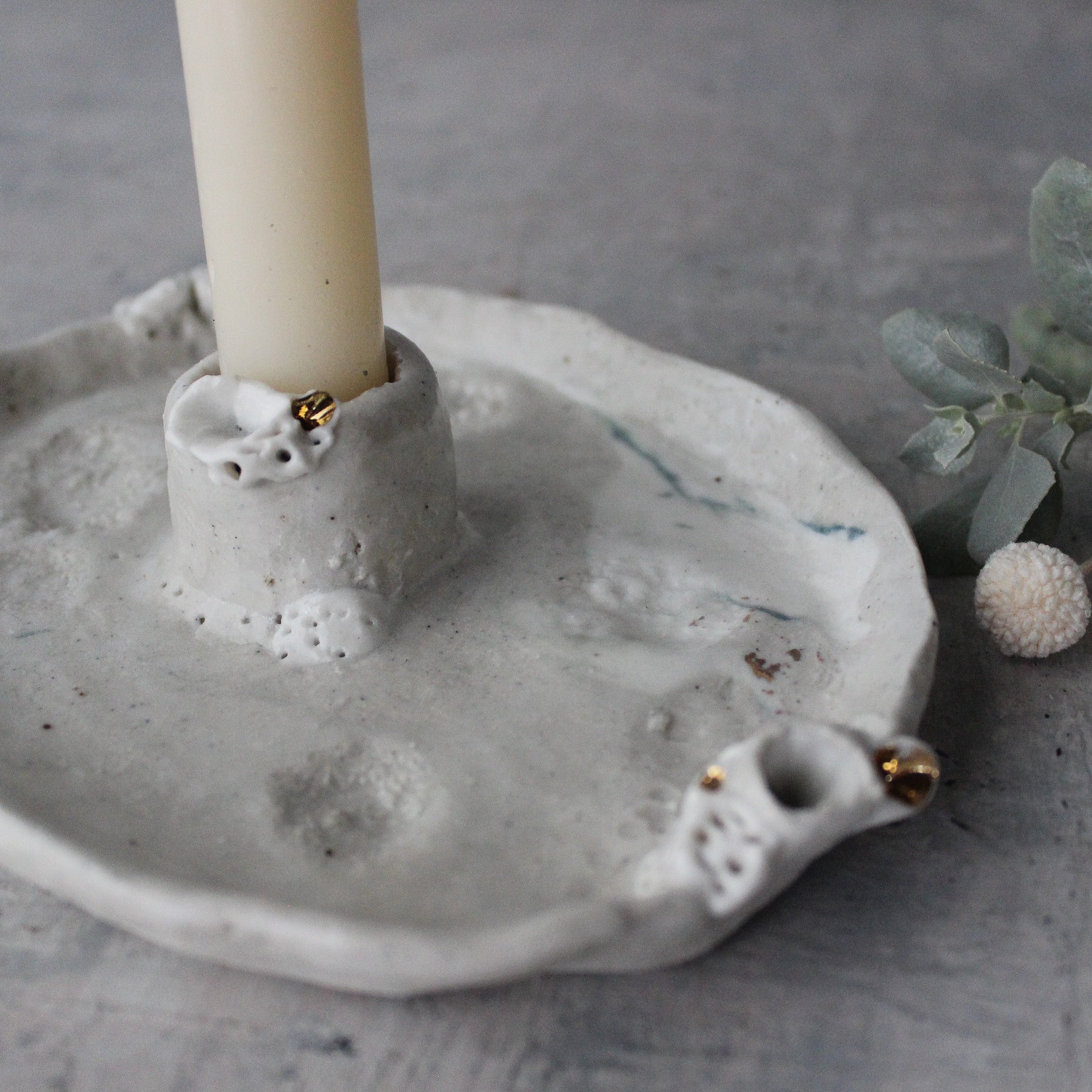 Ceramic Candle Holder Trays - Tribe Castlemaine