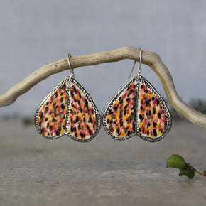 Ceramic Earrings Red Wings #1 - Tribe Castlemaine