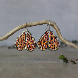 Ceramic Earrings Red Wings #1 - Tribe Castlemaine