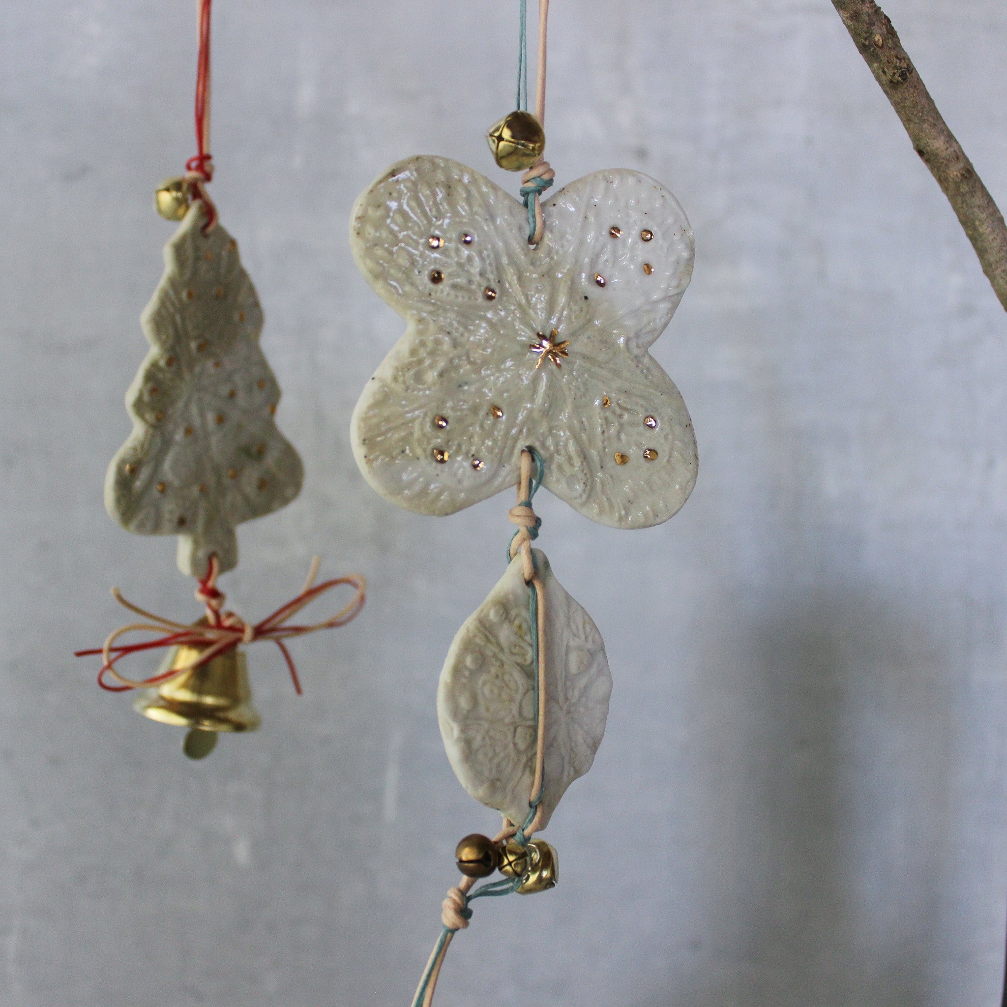 Ceramic Hanging Christmas Ornaments - Tribe Castlemaine