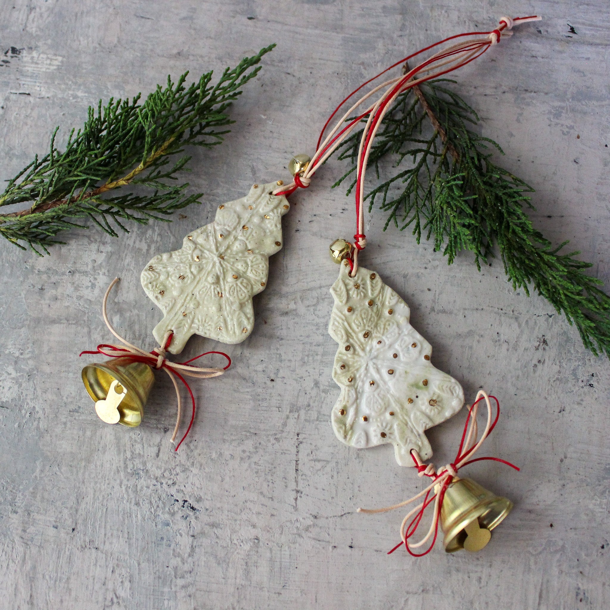 Ceramic Hanging Christmas Ornaments - Tribe Castlemaine