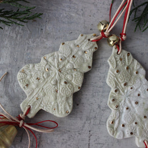 Ceramic Hanging Christmas Ornaments - Tribe Castlemaine