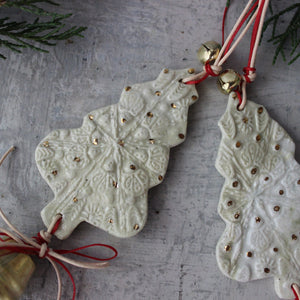 Ceramic Hanging Christmas Ornaments - Tribe Castlemaine