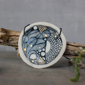 Ceramic Necklace Indigo #2 - Tribe Castlemaine