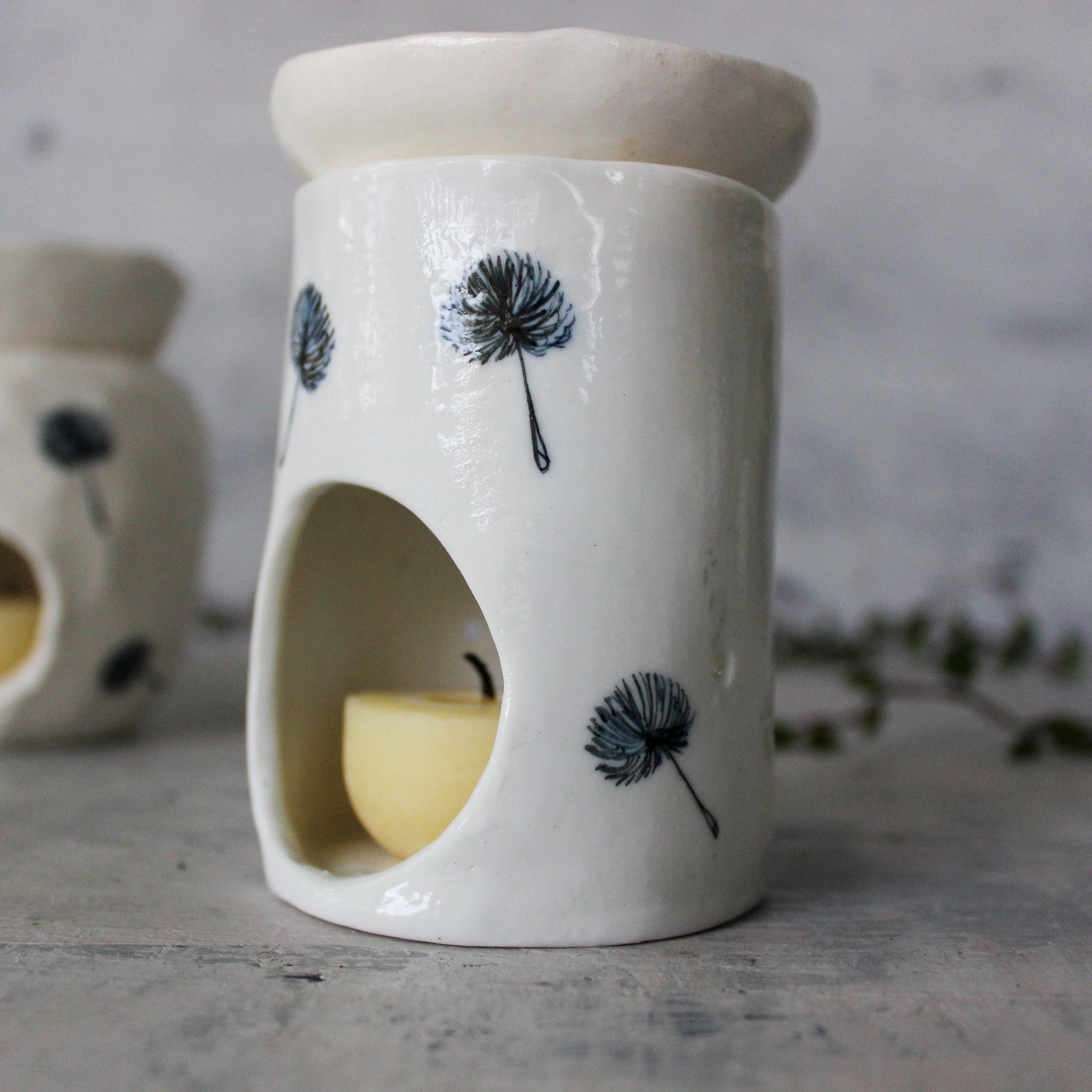 Ceramic Oil Burners Dandelion - Tribe Castlemaine