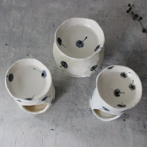 Ceramic Oil Burners Dandelion - Tribe Castlemaine