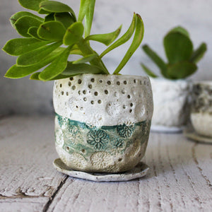 Ceramic Planter & Saucer Sets - Tribe Castlemaine