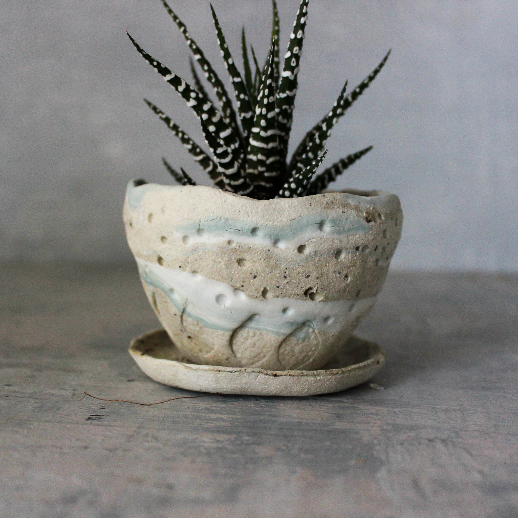 Ceramic Planter & Saucer Sets - Tribe Castlemaine