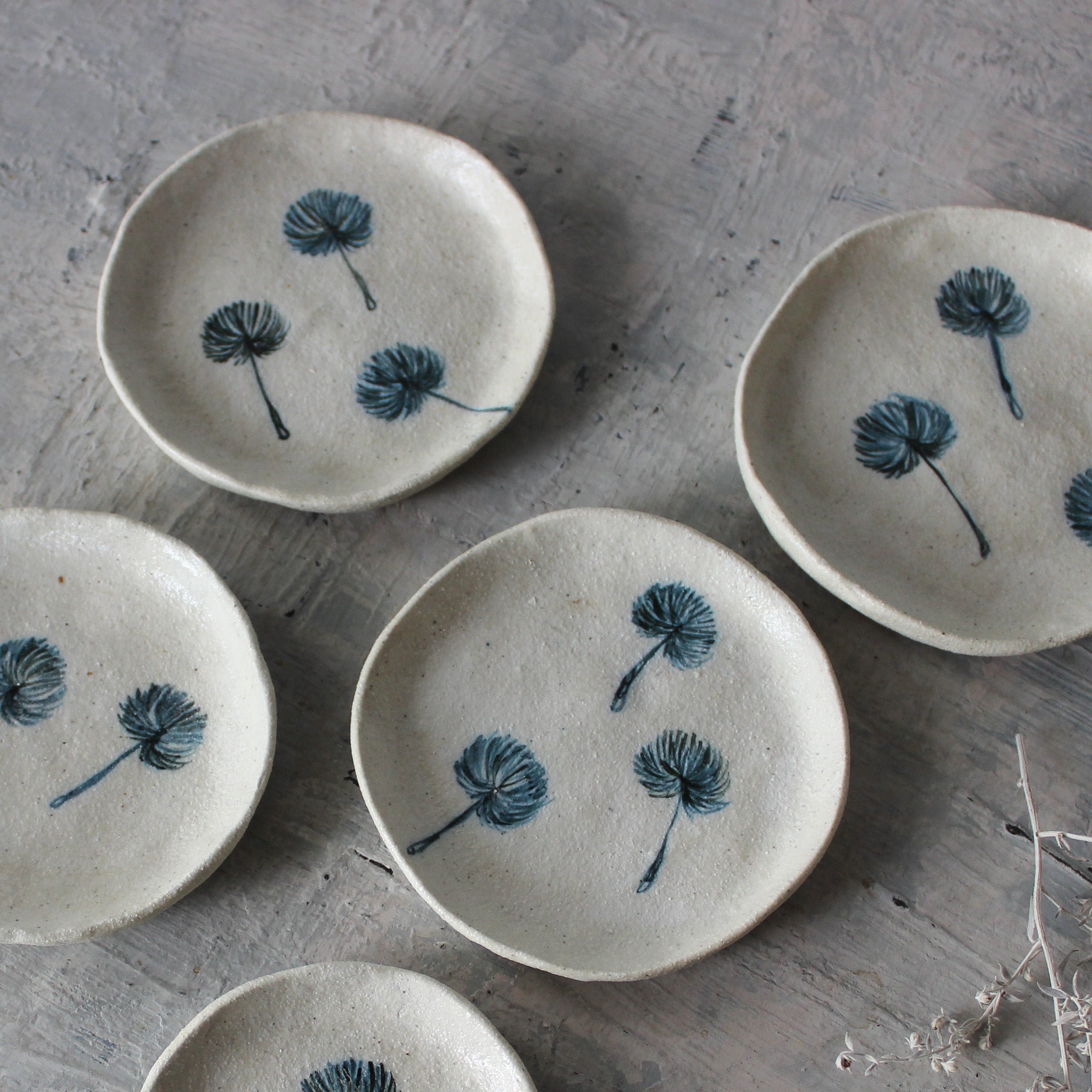 Ceramic Planter Trays Dandelion - Tribe Castlemaine