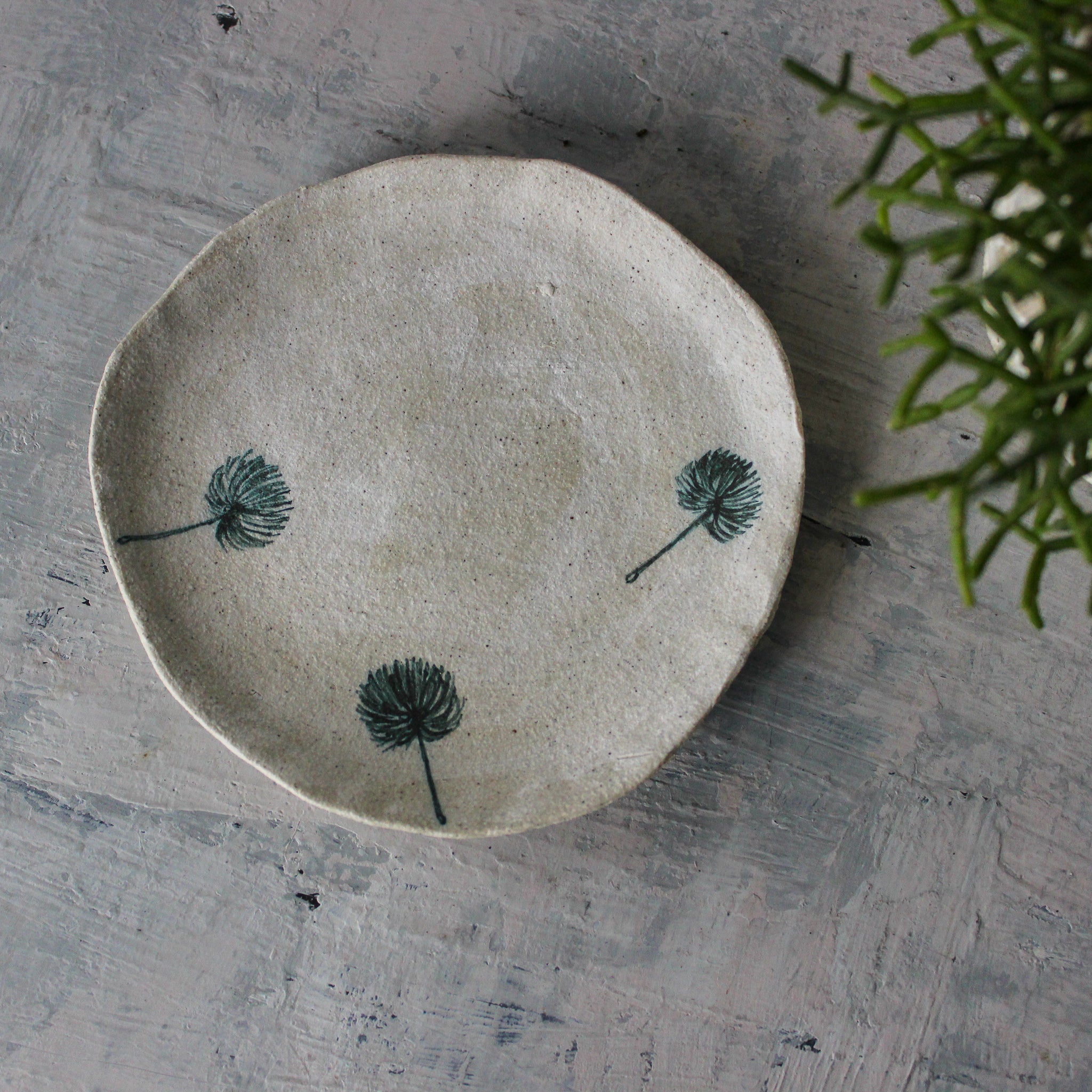 Ceramic Planter Trays Dandelion - Tribe Castlemaine