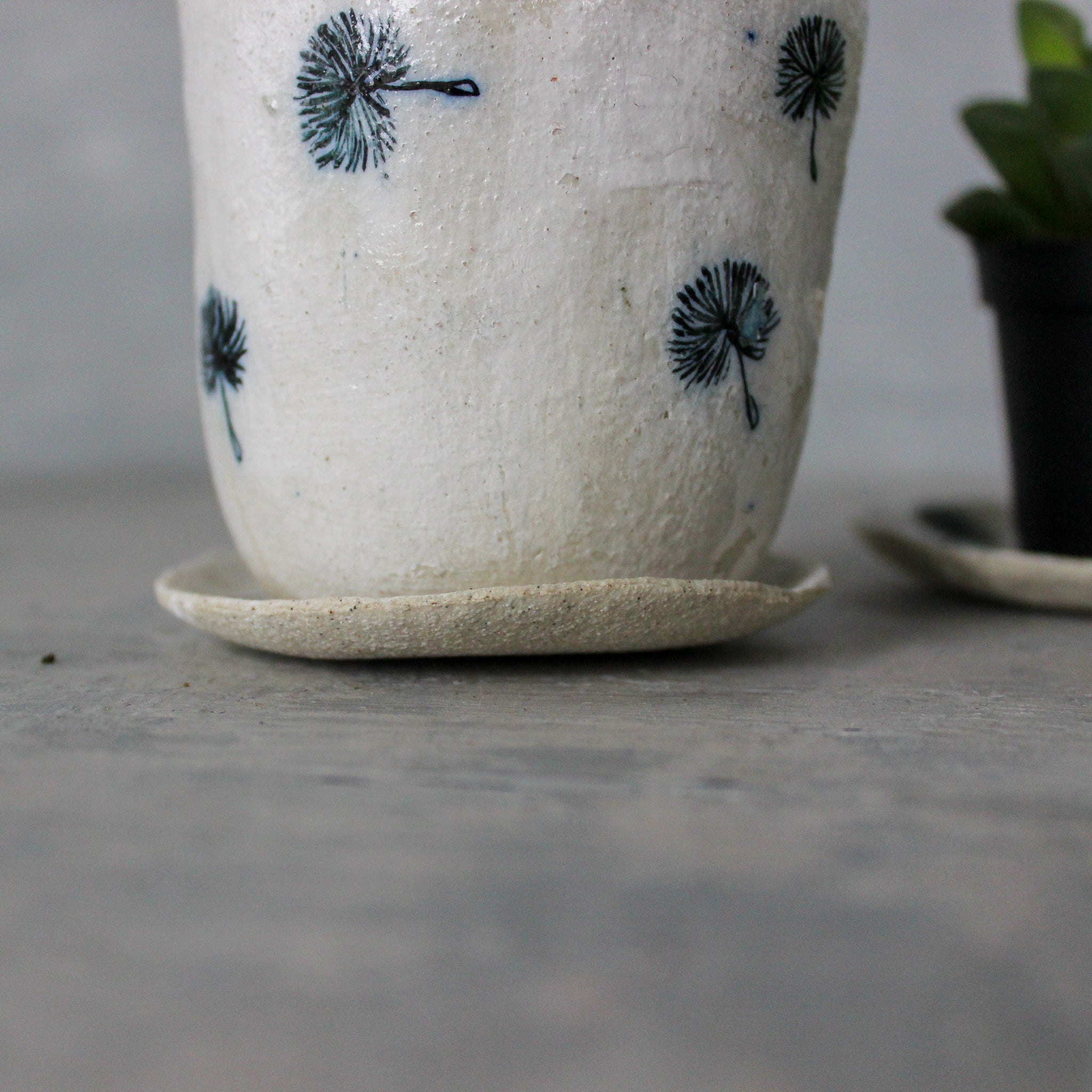 Ceramic Planter Trays Dandelion - Tribe Castlemaine