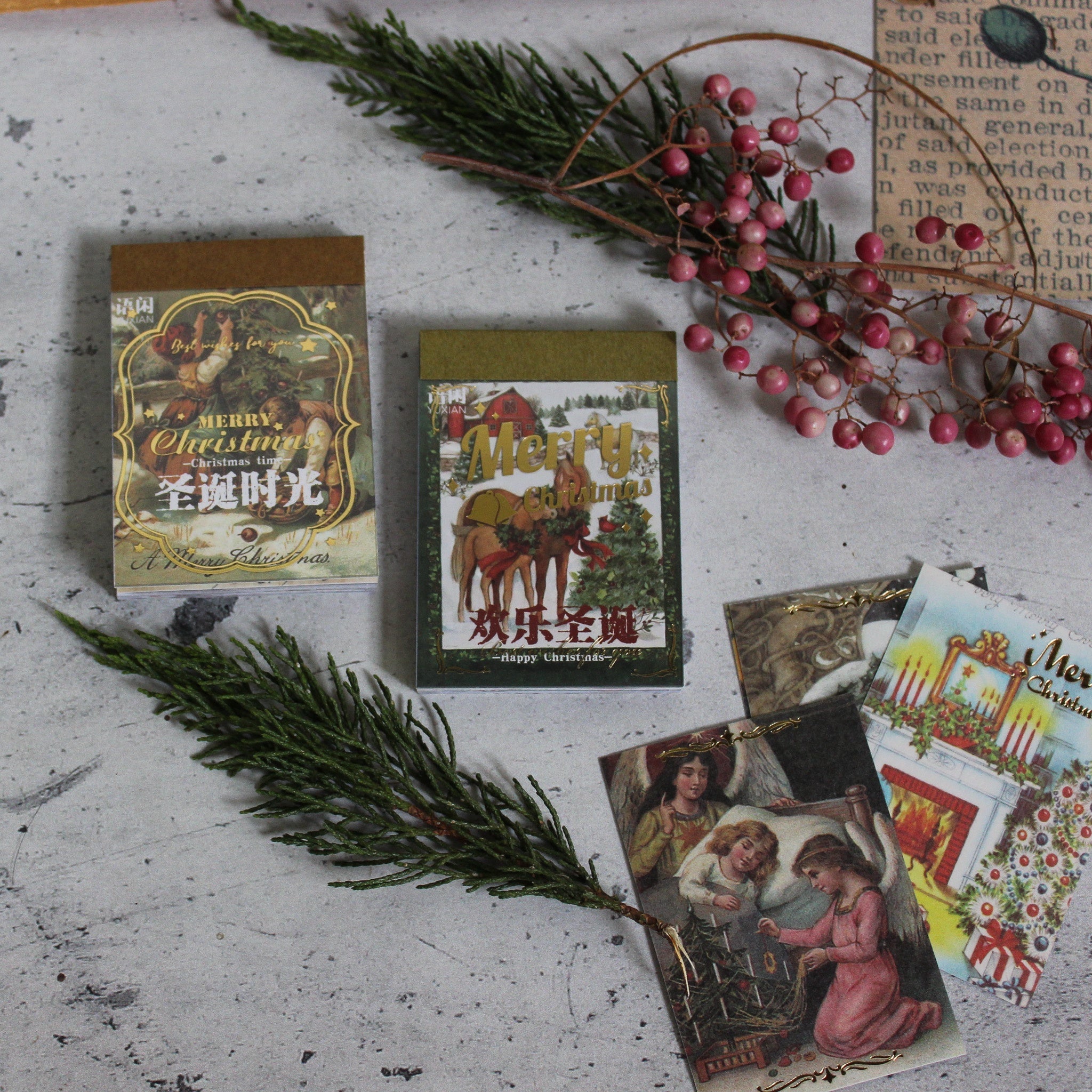 Christmas Mini Sticker Book - Tribe Castlemaine