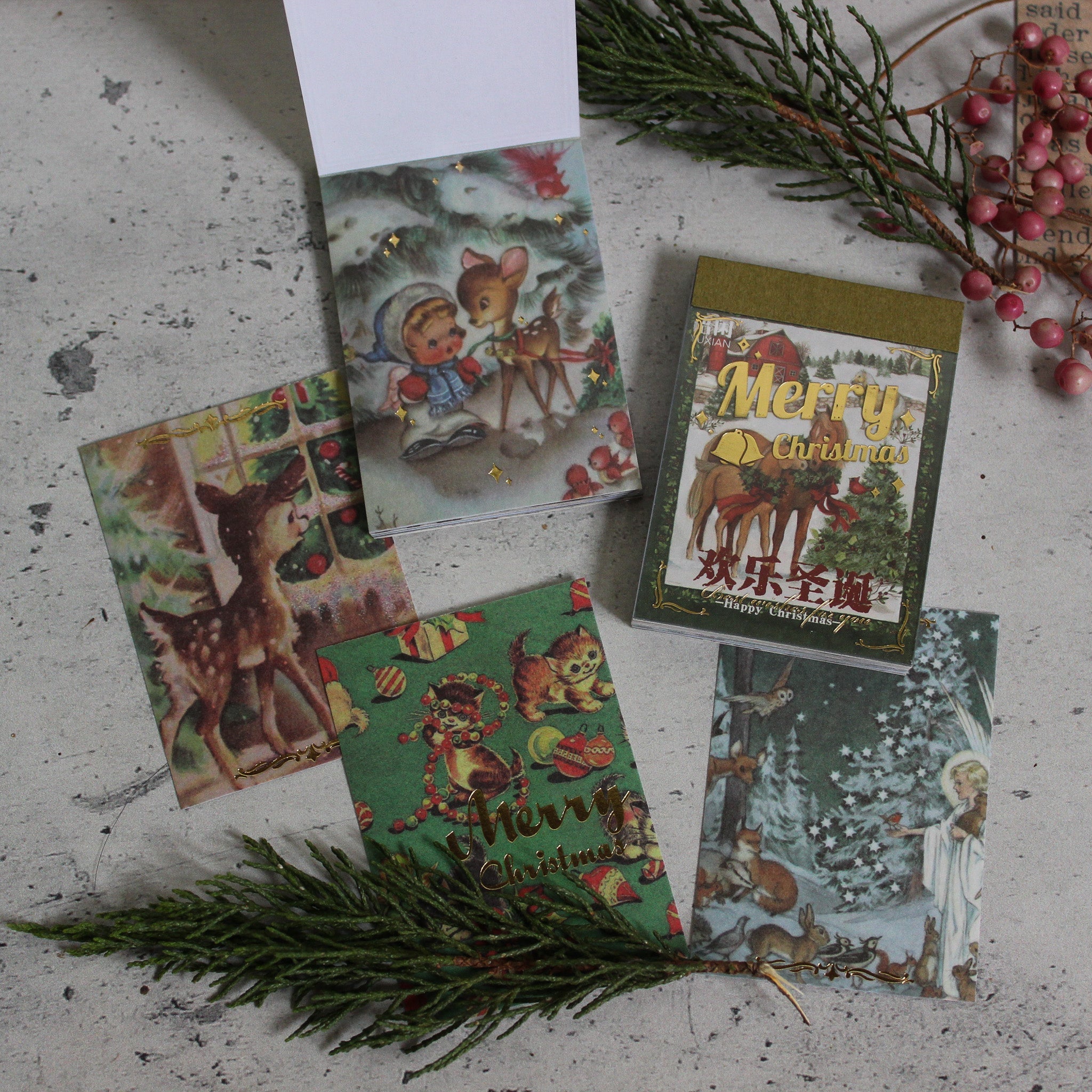 Christmas Mini Sticker Book - Tribe Castlemaine