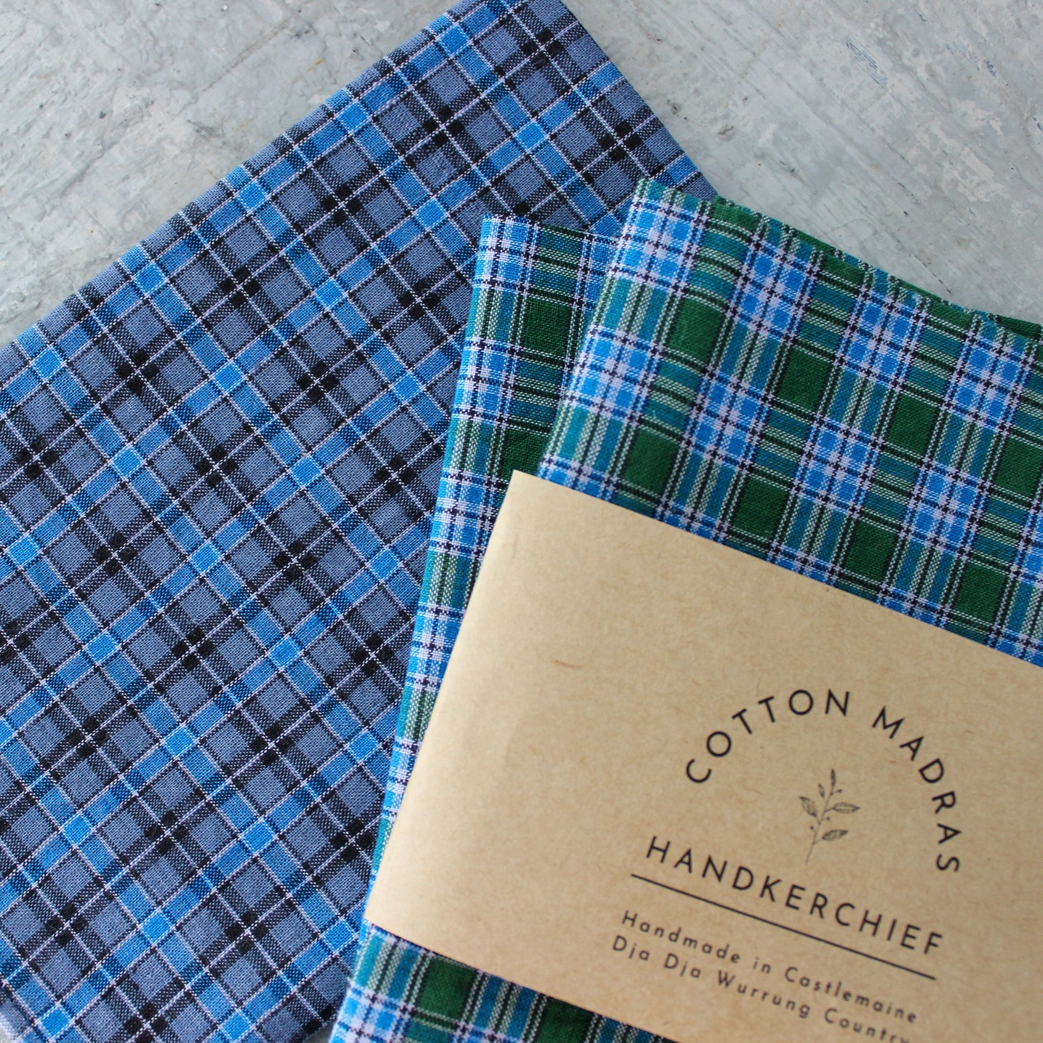Cotton Madras Handkerchiefs - Tribe Castlemaine