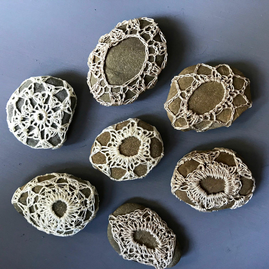Crochet River Stones - Tribe Castlemaine