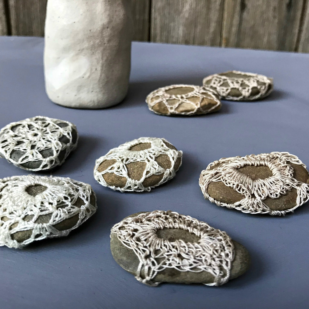 Crochet River Stones - Tribe Castlemaine