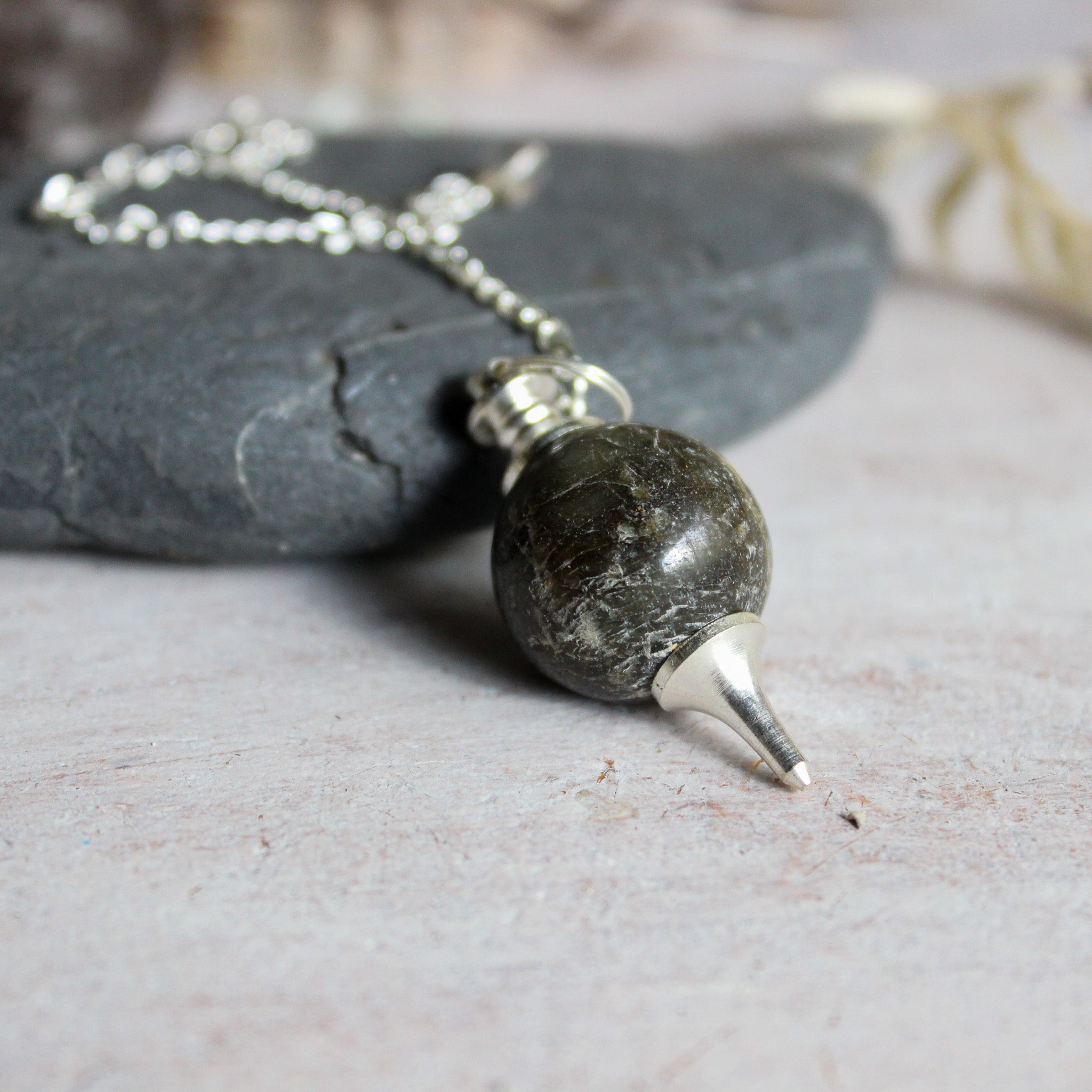 Crystal Pendulum Labradorite - Tribe Castlemaine