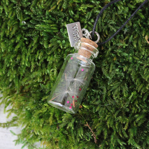 Dandelion Wish Jar Necklace - Tribe Castlemaine