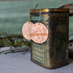 Distressed Copper Earrings - Tribe Castlemaine