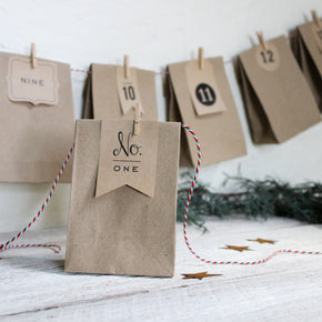 DIY Advent Calendar : Paper Bags - Tribe Castlemaine