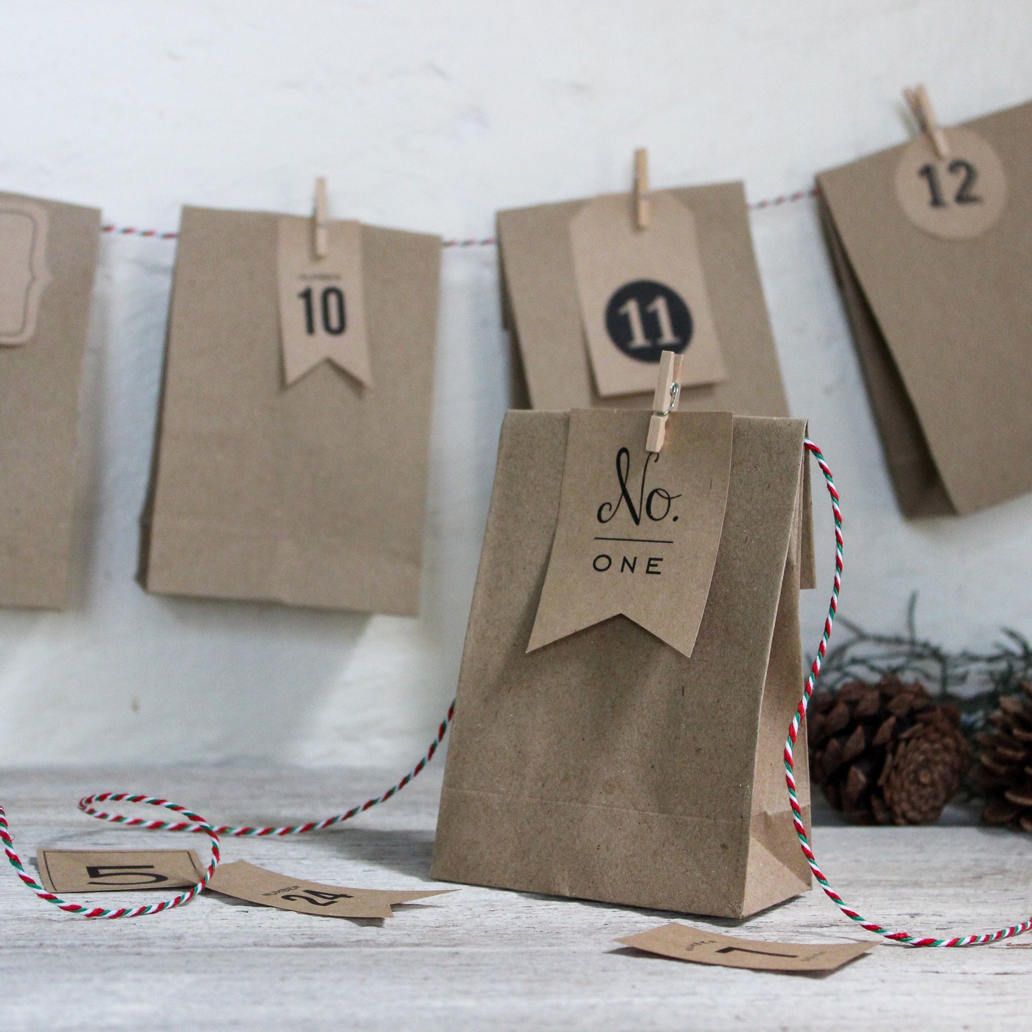 DIY Advent Calendar : Paper Bags - Tribe Castlemaine