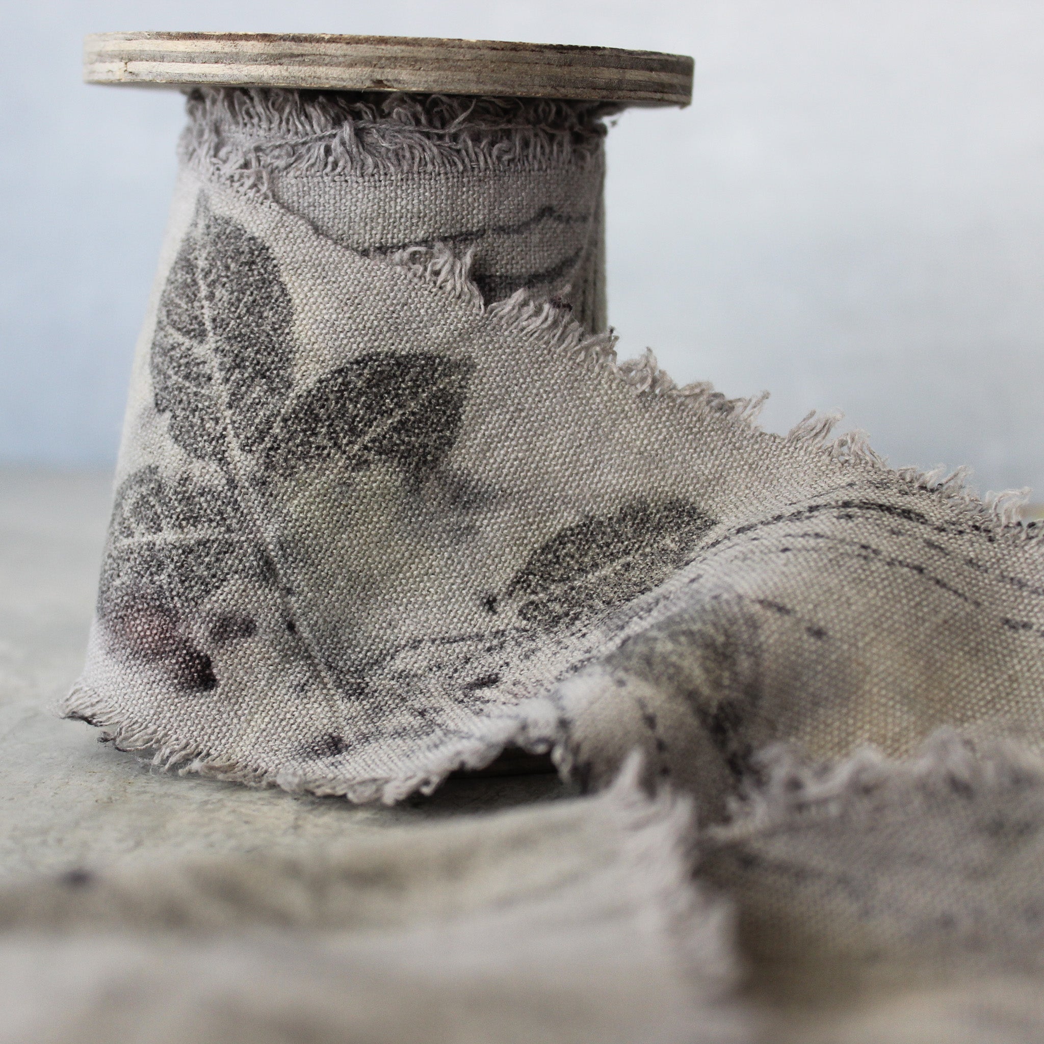 Eco-Print Calico Ribbon - Tribe Castlemaine