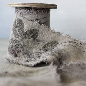 Eco-Print Calico Ribbon - Tribe Castlemaine