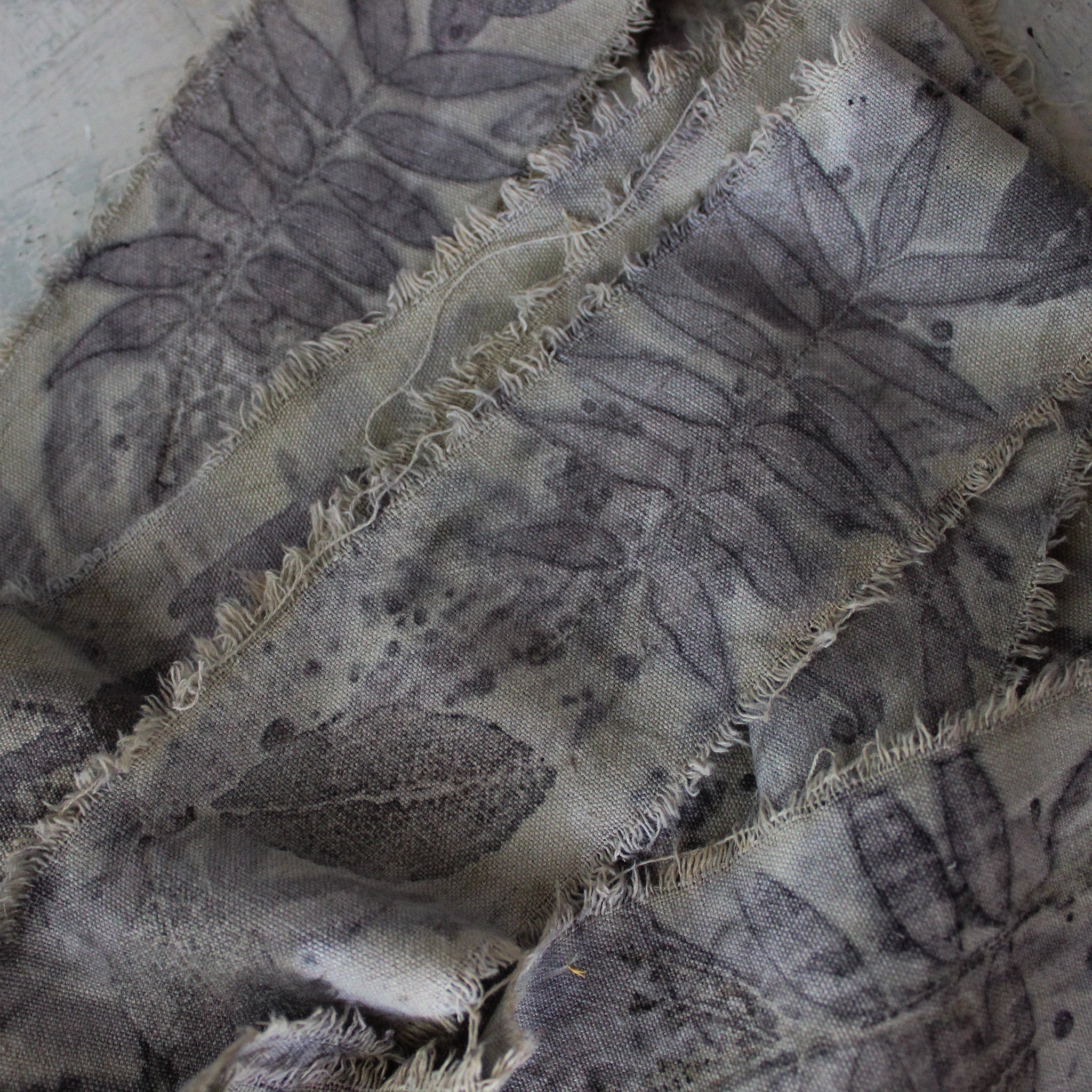 Eco-Print Calico Ribbon - Tribe Castlemaine