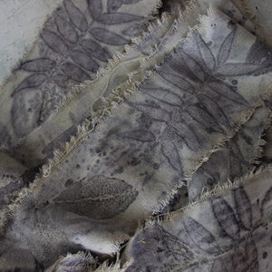 Eco-Print Calico Ribbon - Tribe Castlemaine