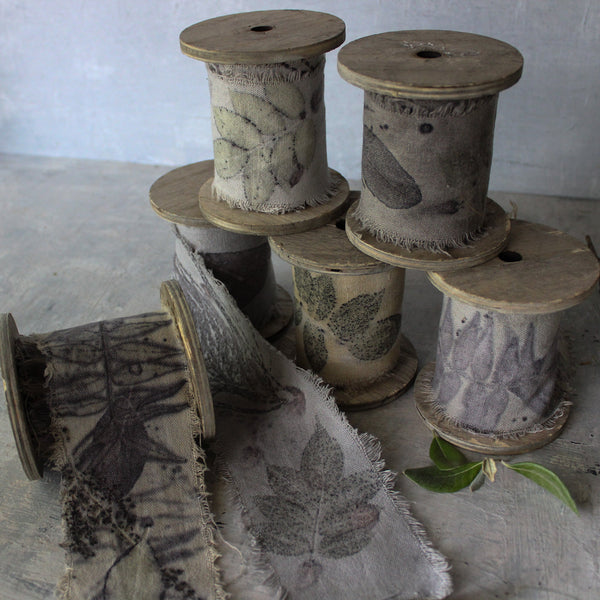 Eco-Print Calico Ribbon – Tribe Castlemaine
