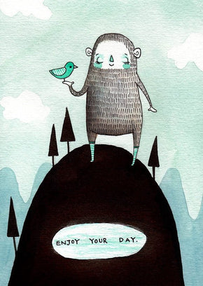 Enjoy your Day Greeting Card - Tribe Castlemaine