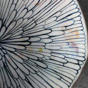 Extra Large Ceramic Bowl Daisy Wash - Tribe Castlemaine