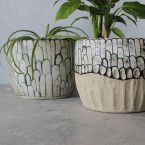 Extra Large Ceramic Planters Wing - Tribe Castlemaine