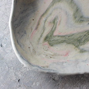 Extra Large Marbled Ceramic Bowl #3 - Tribe Castlemaine