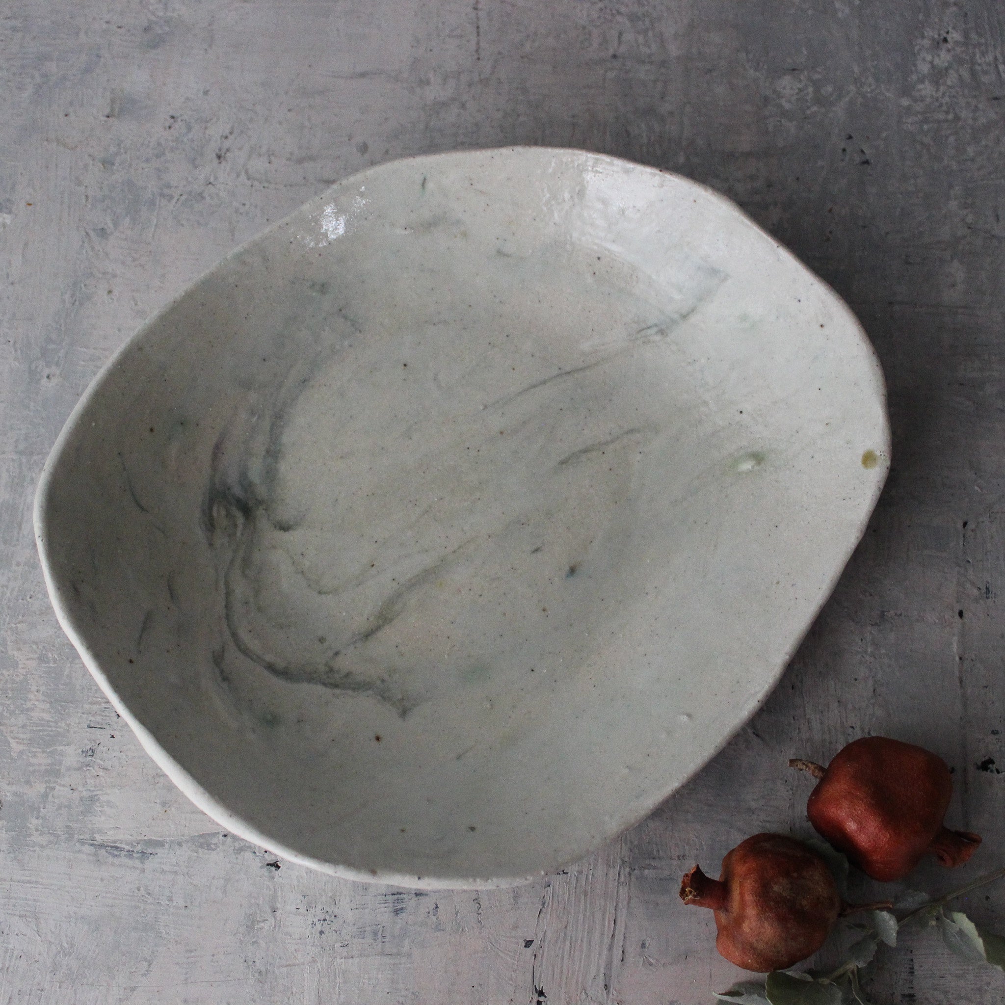Extra Large Marbled Ceramic Bowl #4 - Tribe Castlemaine