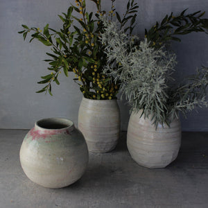 Extra Large Marbled Ceramic Vases - Tribe Castlemaine